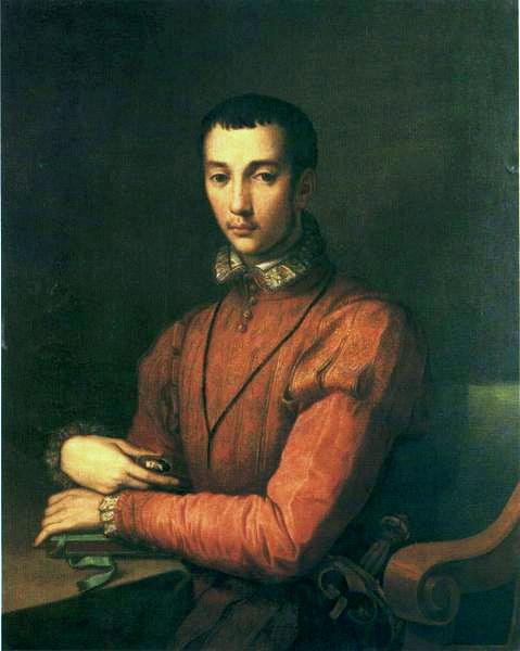 Alessandro Allori Portrait of Francesco de' Medici. oil painting picture